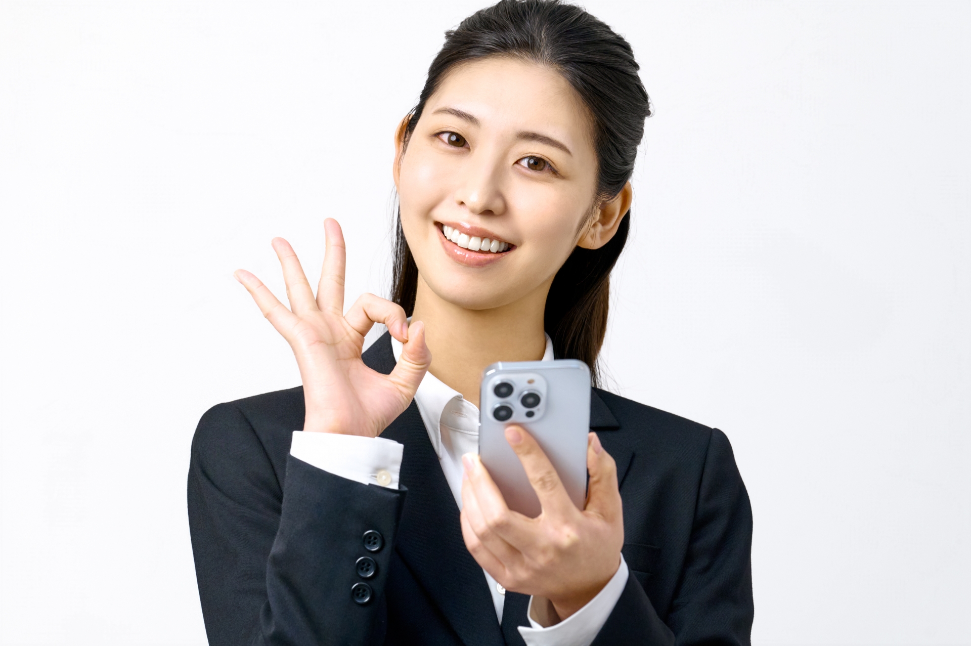 スマホと女性